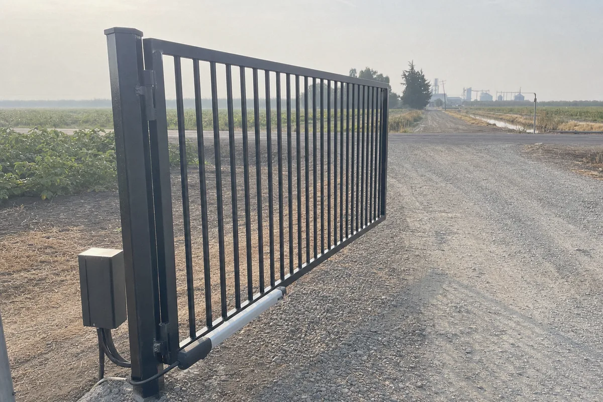 Automatic Electric Gate Installation at a property in Dixon, CA