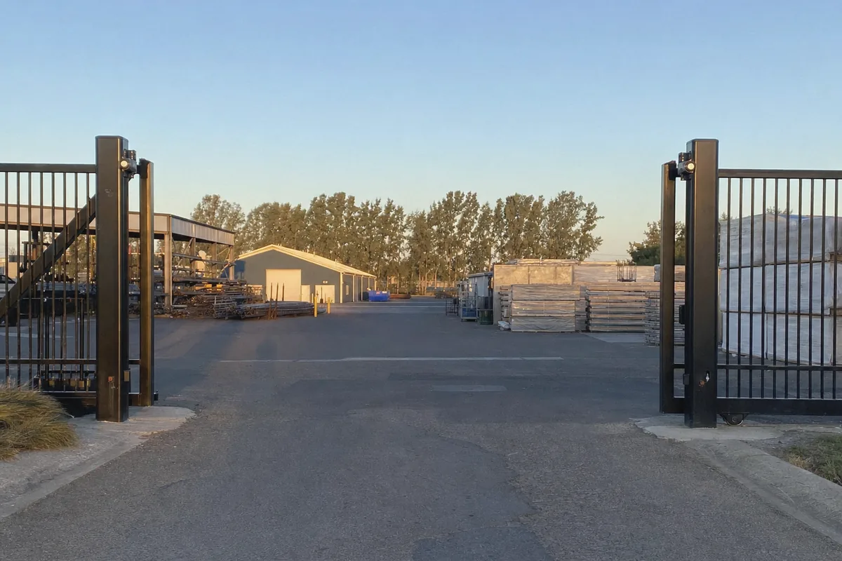 Commercial and Industrial Gates at a property in Suisun City, CA