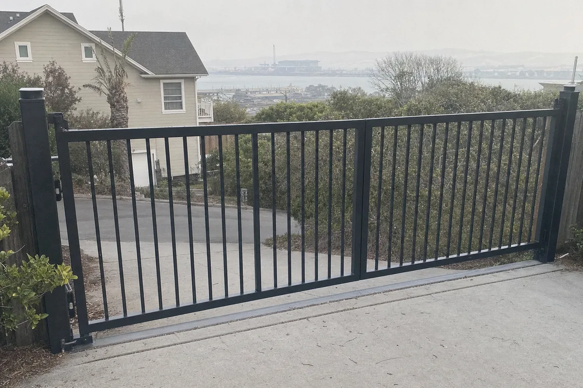 Custom Metal Gate Fabrication at a property in Benicia, CA