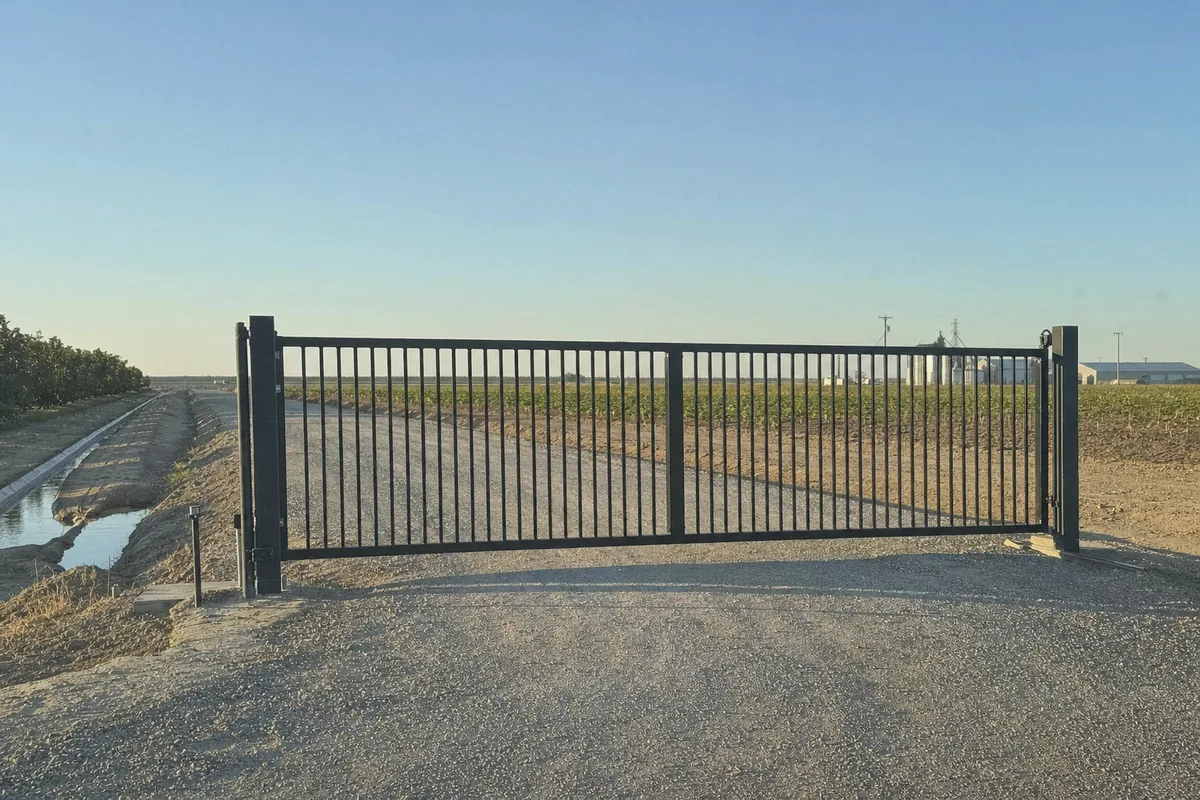 Custom Metal Gate Fabrication at a property in Dixon, CA