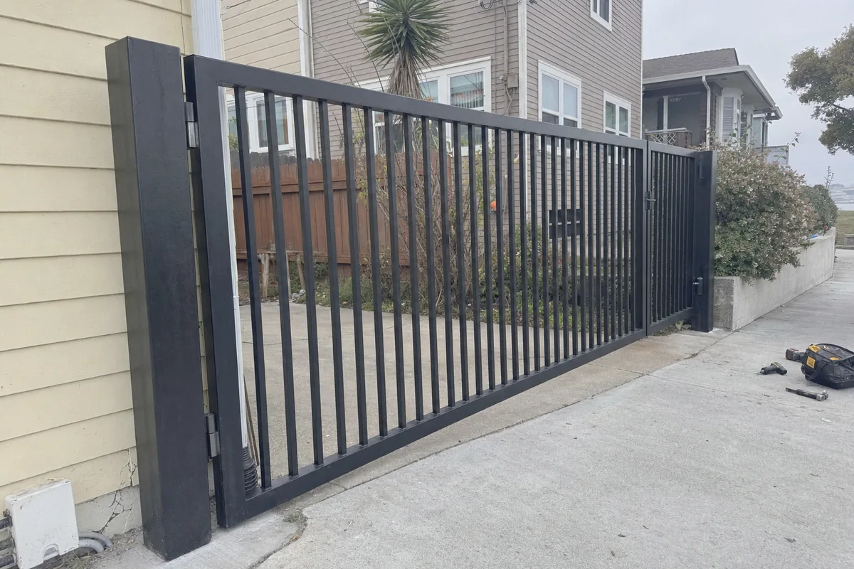 Custom Metal Gate Fabrication at a property in Suisun City, CA