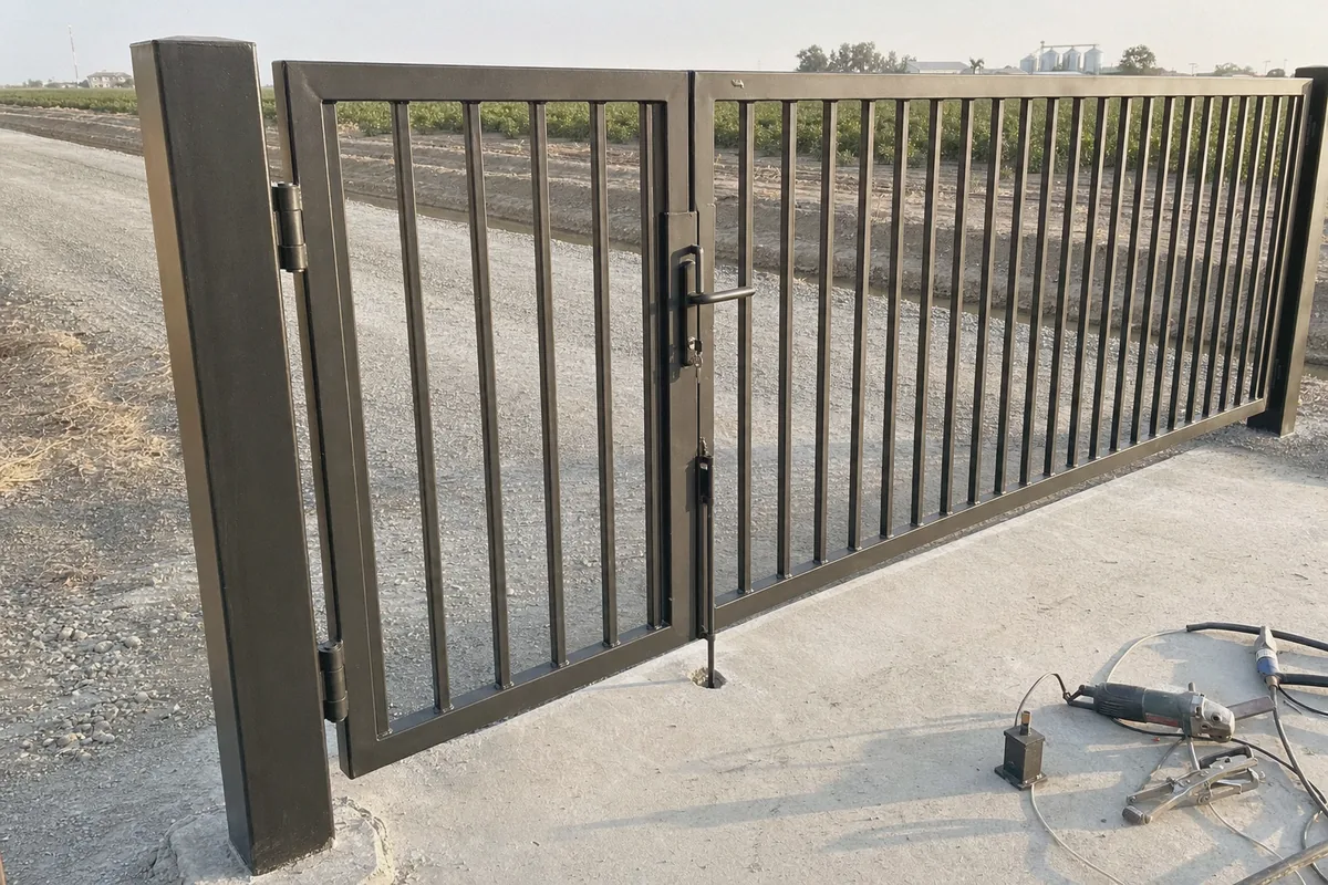 Driveway Gate Installation at a property in Dixon, CA