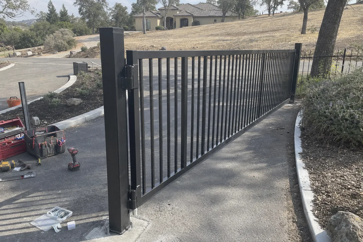 Driveway Gate Installation at a property in Fairfield, CA