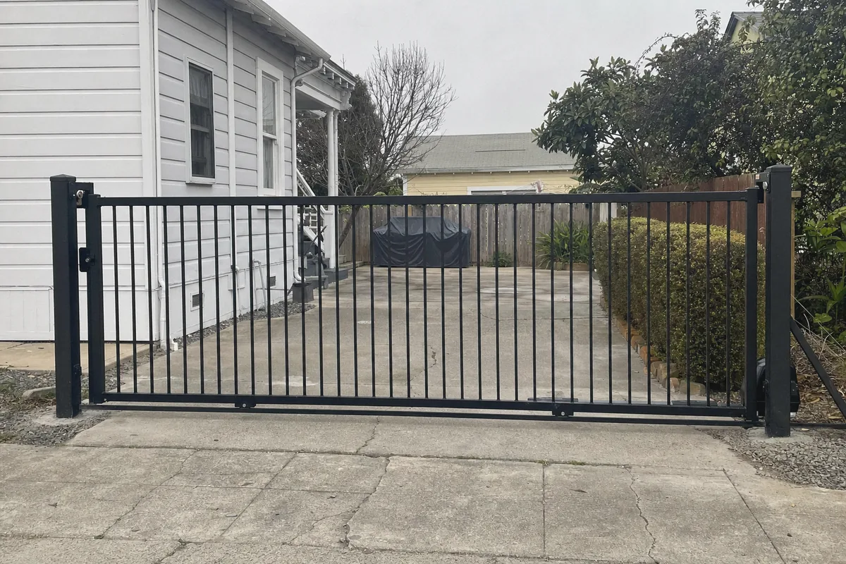 Driveway Gate Installation at a property in Suisun City, CA