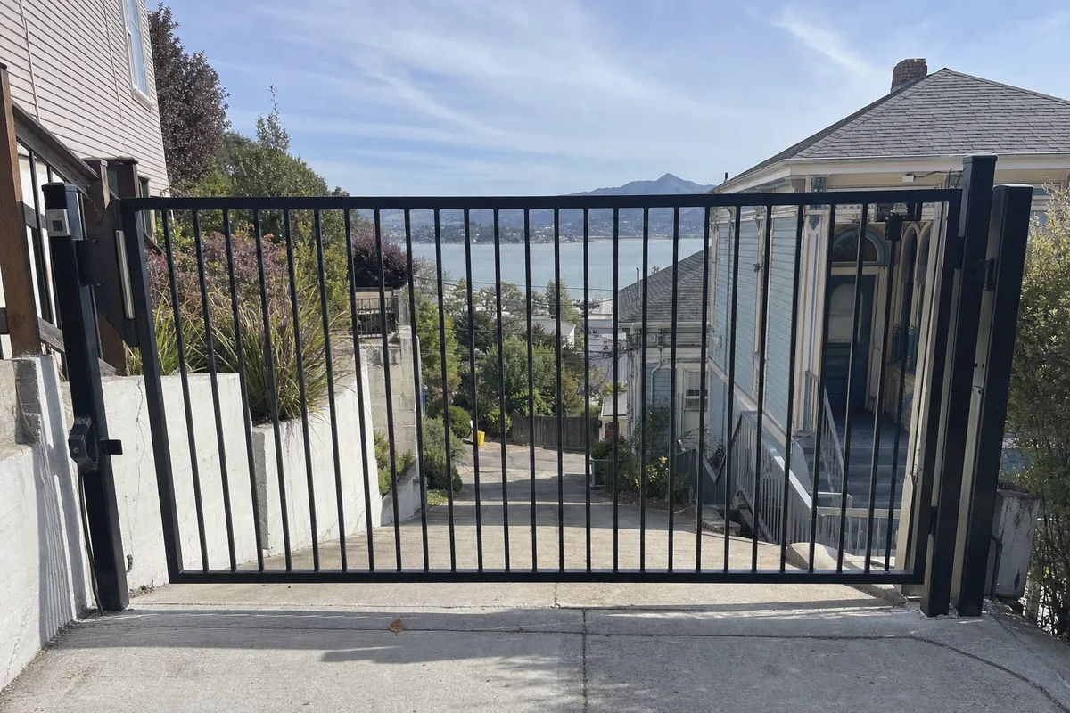 Driveway Gate Installation at a property in Vallejo, CA