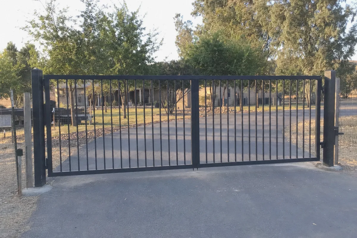 Driveway Gate Installation at a property in Winters, CA