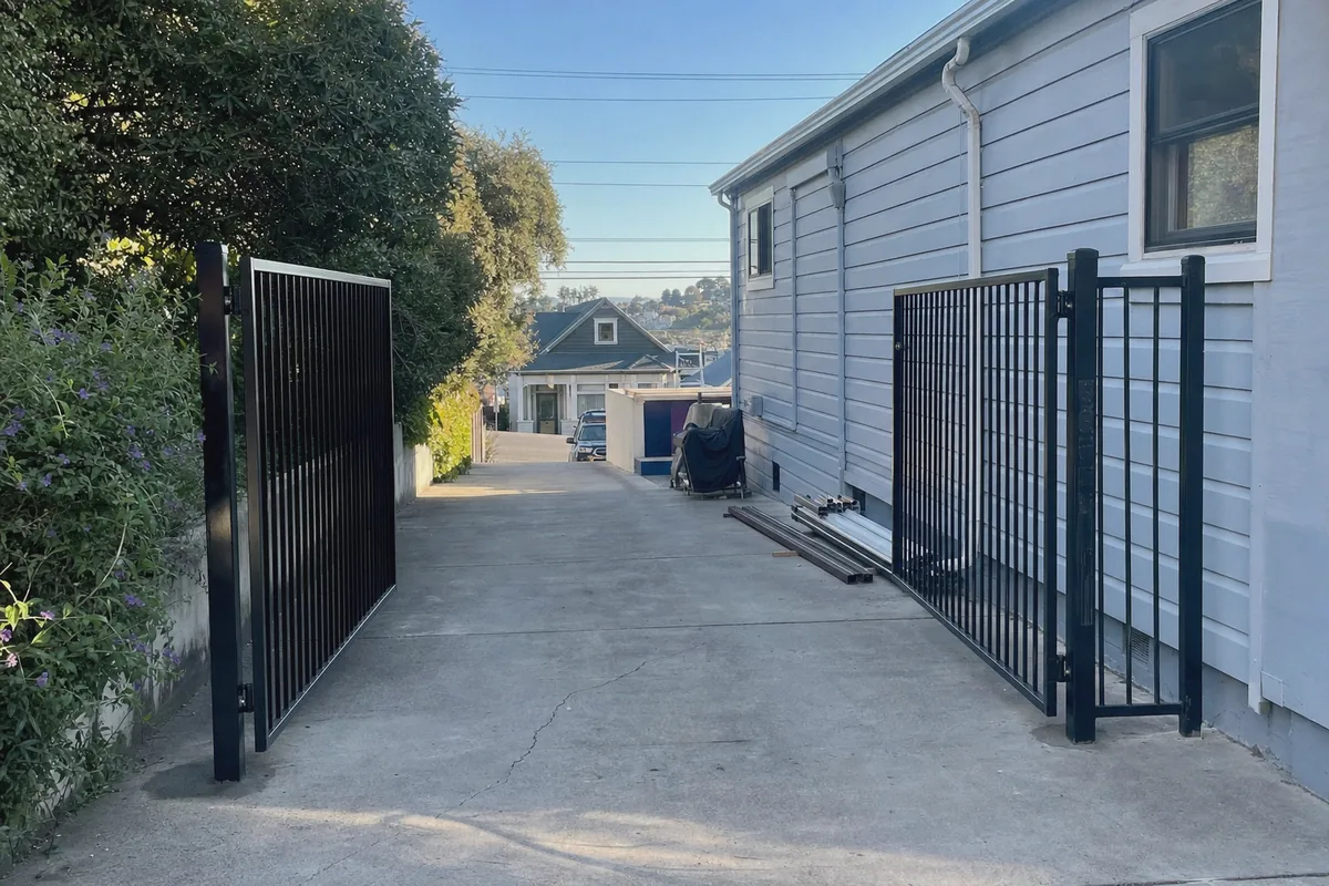 Manual Swing or Sliding Gates at a property in Benicia, CA