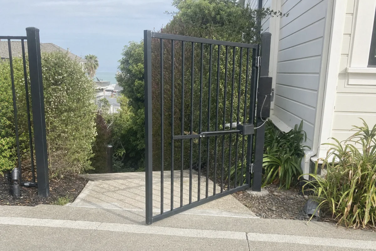 Pedestrian Gate Installation at a property in Benicia, CA