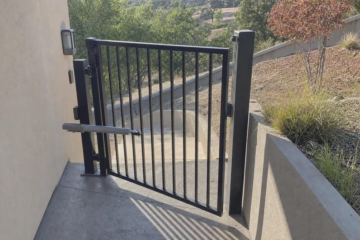 Pedestrian Gate Installation at a property in Fairfield, CA
