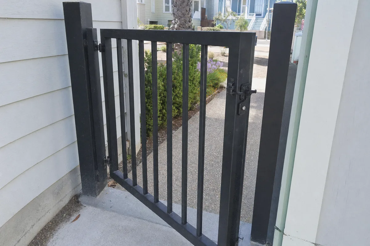 Pedestrian Gate Installation at a property in Suisun City, CA