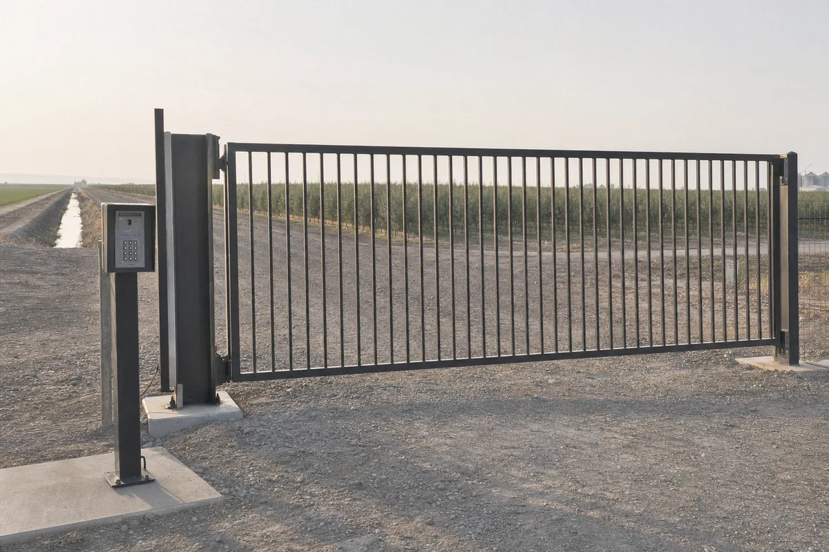 Security Gates and Access Control at a property in Dixon, CA