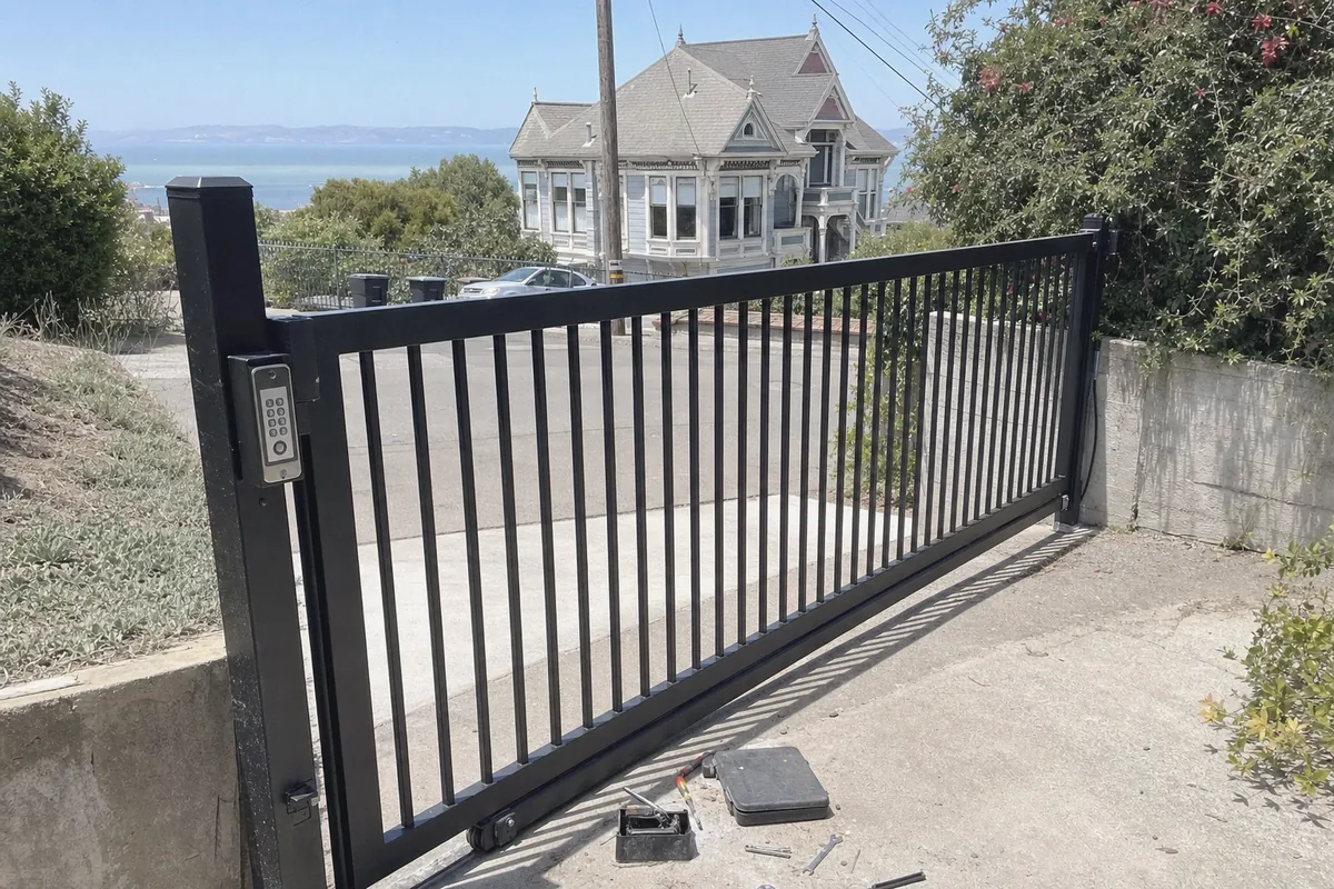 Security Gates and Access Control at a property in Vallejo, CA