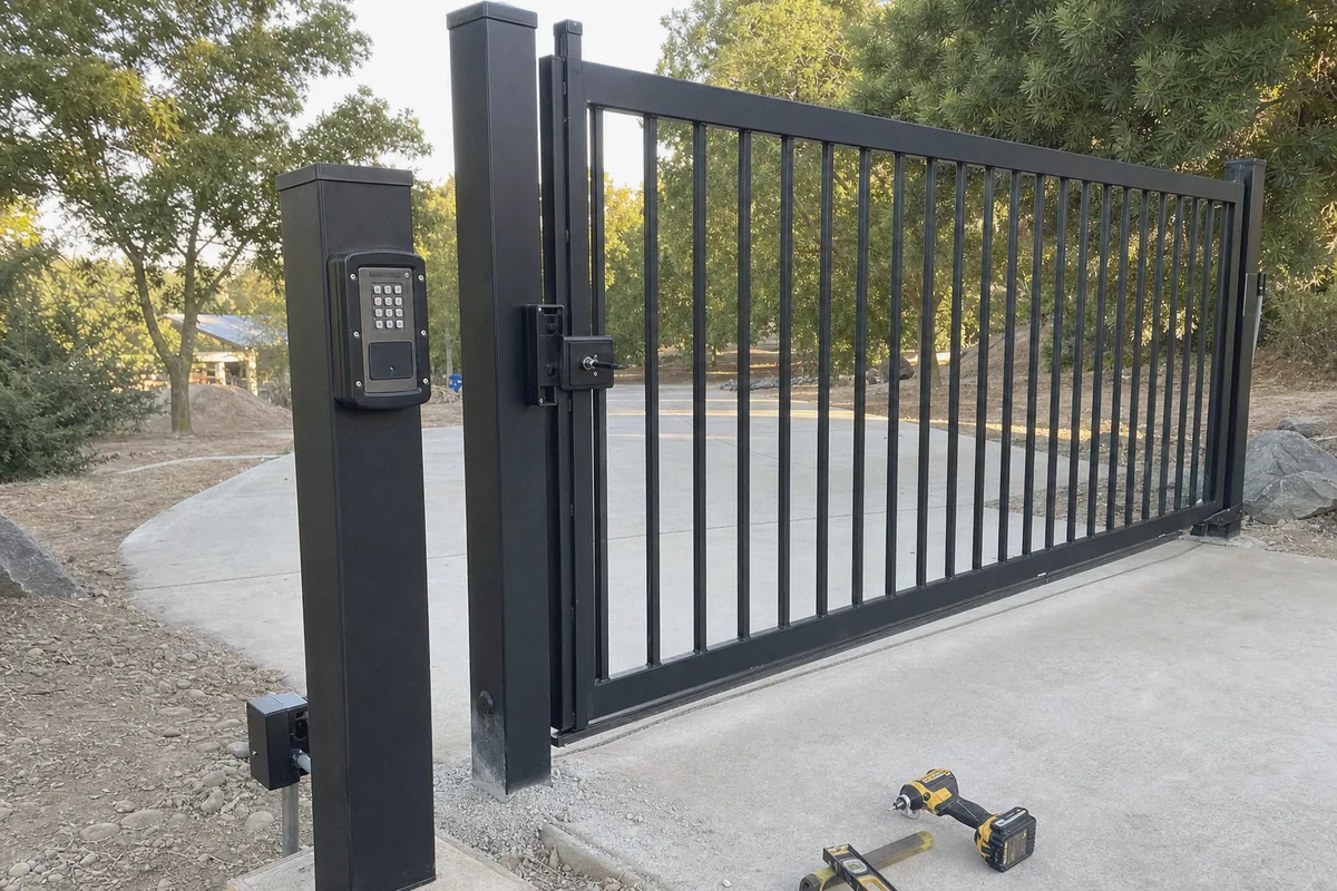 Security Gates and Access Control at a property in Winters, CA